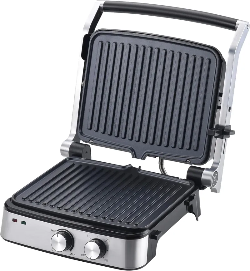 Vivicreate 5-in-1 Contact Grill Stainless Steel Panini Press